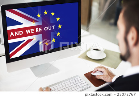 Britain EU Brexit Referendum Concept Britain EU Brexit Referendum Concept 25072767