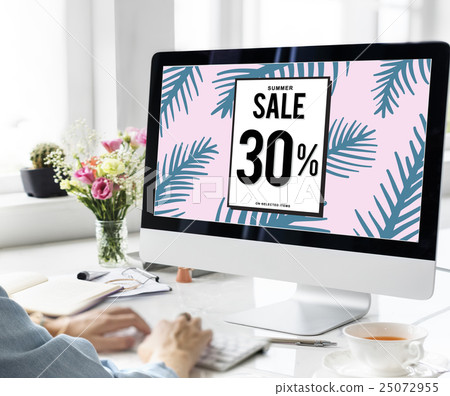 Sale Discount Promotion Marketing Graphic Concept 25072955