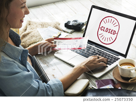 Closed Done Finished Sealed Unavailable Graphic Concept Closed Done Finished Sealed Unavailable Graphic Concept 25073350