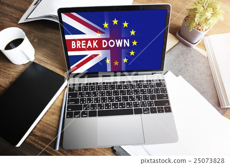 Britain EU Brexit Referendum Concept Britain EU Brexit Referendum Concept 25073828