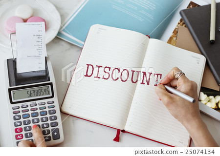 Discount Consumerism Price Promotion Graphic Concept 25074134