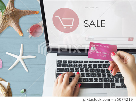 E-commerce Shop Online Homepage Sale Concept 25074219