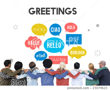 Communication Foreign Languages Greeting Worldwide Concept 25074623