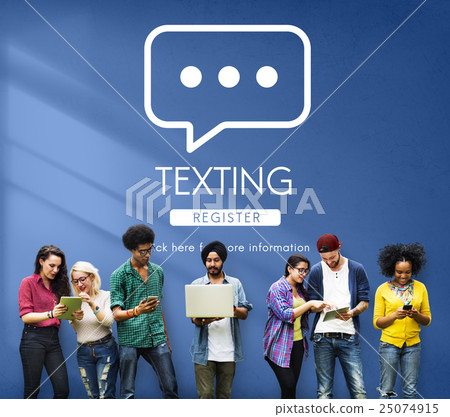 Texting Communication Online Conversation Concept 25074915