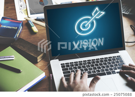 Target Mission vision Business Goal Aim Concept 25075088