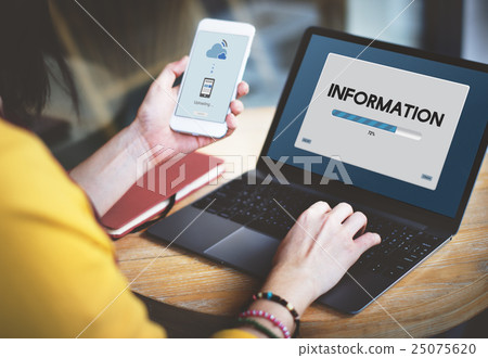 Speed Progress Bar Icon Technology Concept 25075620