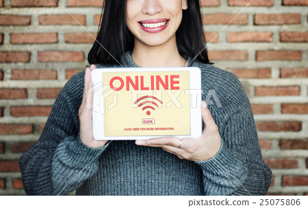 Wireless Technology Online Internet Concept Wireless Technology Online Internet Concept 25075806