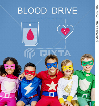 Blood Donation Give Life Transfusion Sangre Concept 25077063