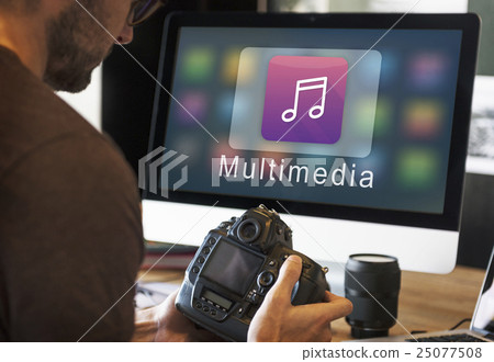 Application Connection Digital Internet Graphic Concept 25077508