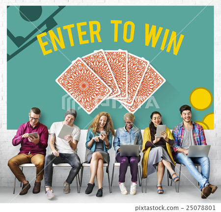 Gambling Luck Jackpot Risk Wager Concept Gambling Luck Jackpot Risk Wager Concept 25078801