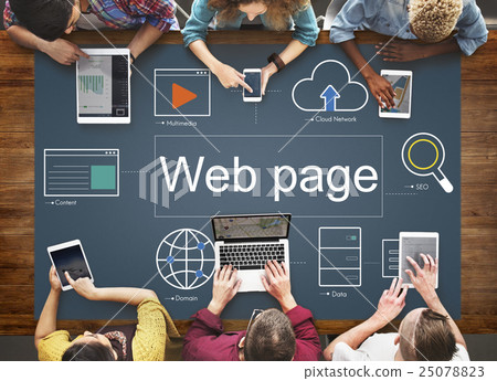 Web Page Webinar HTML Browser Concept 25078823