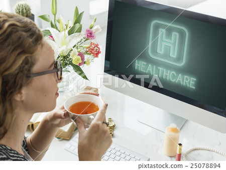 Hospital Cure Health Treatment Icon Graphic Concept 25078894