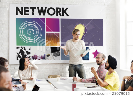 Network Technology Cyberspace Concept 25079015