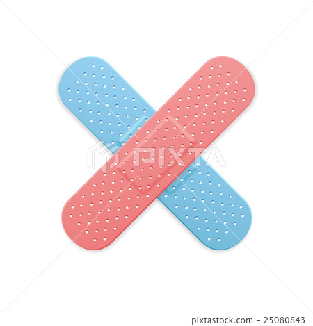 Aid Band Plaster Strip Medical Patch Color Cross 25080843