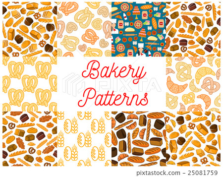 Bakery seamless pattern backgrounds Bakery seamless pattern backgrounds 25081759