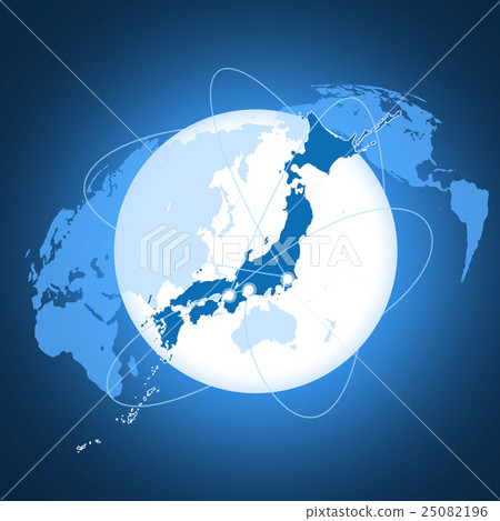 Japan Map Future Technology - Stock Illustration [25082196] - PIXTA