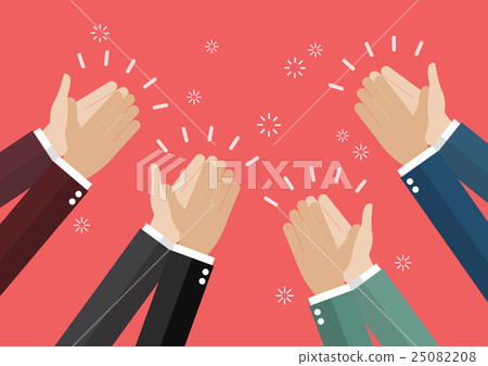 Human hands clapping 25082208