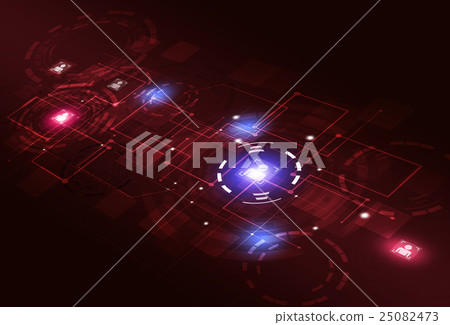 Concept Web Technology Interface - Stock Illustration [25082473] - PIXTA