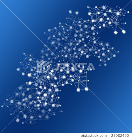 Abstract Network - Stock Illustration [25082490] - PIXTA