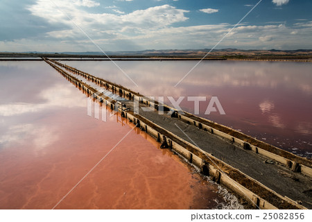 Saltwork landscape Saltwork landscape 25082856