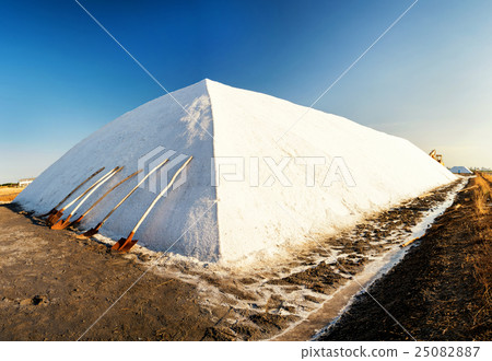 salt pile at saltworks 25082887