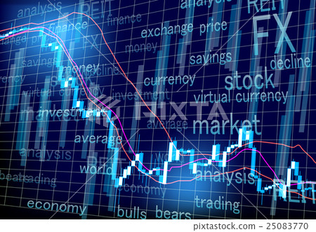 Stock price decline - Stock Illustration [25083770] - PIXTA