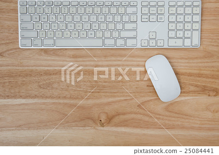 keyboard with mouse on destop keyboard with mouse on destop 25084441