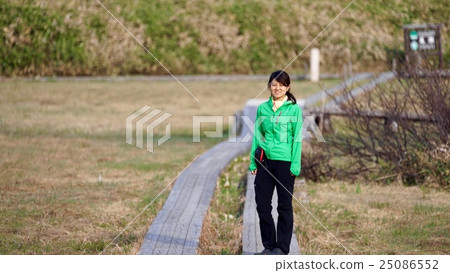 沿著Ozenuma湖散步 25086552