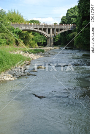 Misaka siphon bridge · view of Shimizawa river 25087347