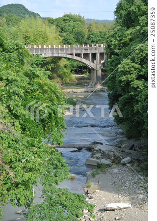 Misaka siphon bridge · view of Shimizawa river 25087359