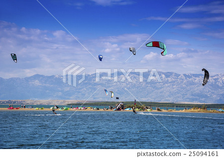 Kiteboarding Kitesurfing Extreme Sport Kiteboarding Kitesurfing Extreme Sport 25094161