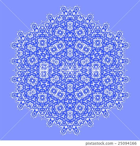 Round Geometric Ornament - Stock Illustration [25094166] - PIXTA
