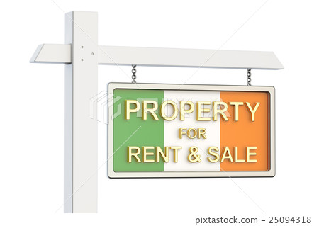 Property for sale and rent in Ireland concept 25094318