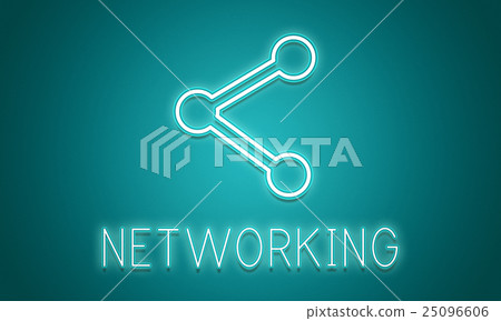 Communication Connection Digital Graphic Concept 25096606