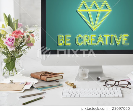 Be Creative New Imagination Innovation Graphic Concept Be Creative New Imagination Innovation Graphic Concept 25097060