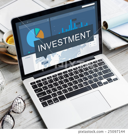 Business Analysis Data Global Trade Graphic Concept 25097144