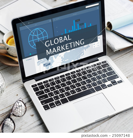 Economy Global Business Marketing Managment Concept 25097148