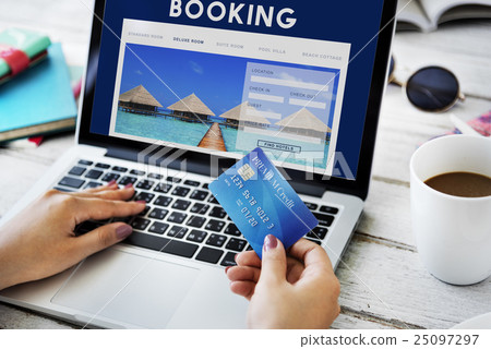 Booking Hotel Reservation Travel Destination Concept 25097297