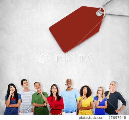 Sale Discount Label Tag Commerce Concept 25097646