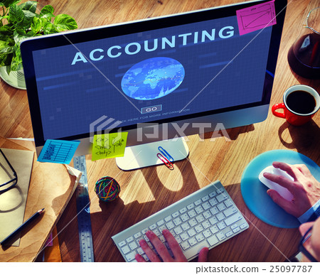 Accounting Money Banking Financial Concept 25097787
