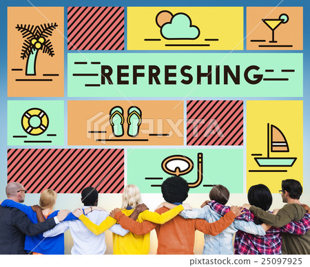 Refreshing Refreshment Renew Rethink Restart Concept Refreshing Refreshment Renew Rethink Restart Concept 25097925