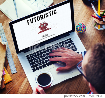 Futuristic Innovation Internet Networking Tech Concept Futuristic Innovation Internet Networking Tech Concept 25097931
