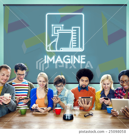 Imagine Ideas Thinking Vision Dream Creative Concept Imagine Ideas Thinking Vision Dream Creative Concept 25098058