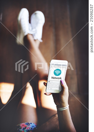 Connecting Internet Network Wifi Concept 25098287
