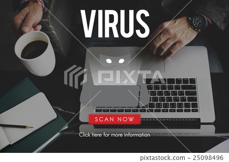 Scam Virus Spyware Malware Antivirus Concept Scam Virus Spyware Malware Antivirus Concept 25098496