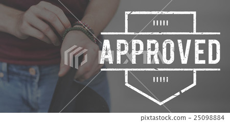 Approved Authentic Quality Guaranteed Product Concept 25098884