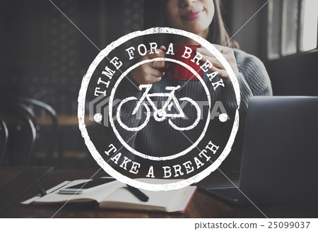 Time for a Break Take a Breath Relaxation Concept 25099037