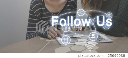 Trends Share Interact Internet Word Concept 25099086