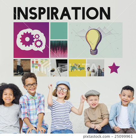 Kids Childhood Retro Fashion Concept Kids Childhood Retro Fashion Concept 25099961