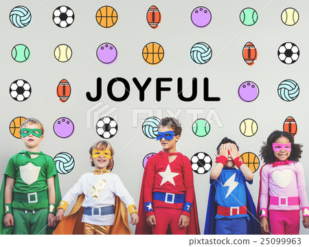 Kids Games Ball Sport Graphics Concept 25099963